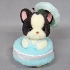 【中古】おもちゃ フレンチブルドッグの小さい赤ちゃん 赤ちゃんコレクション ～ハッピースイーツシリーズ～ 「シルバニアファミリー キラキラくじ ～ハッピースイーツ～」 G賞