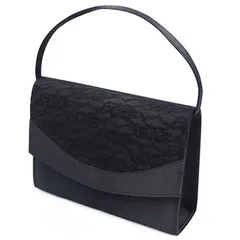 【迅速発送】MIKA&MAYA フォーマル バッグ レディース ブラック 葬儀 結婚式 冠婚葬祭 和装 入学式 卒業式 葬儀用バッグ 黒