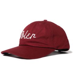 ポーラー キャップ POLeR DADLIN DAD HAT ポーラー ダッドリン ダッド ハット ポーラー キャップ メンズ キャップ 帽子 ハット CAP CAPS サーフ キャンプ ハット男女兼用  211ACM7801 Cardinal