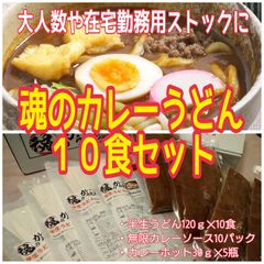 【魂のカレーうどん10食セット】