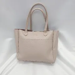 ◇ Θ MARY QUANT マリークヮント ブランドロゴ トートバッグ 通勤バック ベージュ系 レディース E  【1501230041973】