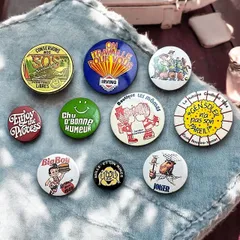 CY タバコ アニメ スマイリー レタリング 缶バッジ ビンテージ アンティーク 50s ~ 60s 70s 80s 90s 00s 小物 アクセサリー 古着 アメリカ ユーロ 仕入れ ロック バイカー アメカジ ストリート  p10/のサムネイル