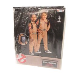 [신품 미사용] 코스프레 전신 고스트 버스터스 Ghostbusters 점프 슈트 전신 2점 세트 어린이용 키즈 3-4T 120089M Disguise(디스가이즈) 가장 할로윈