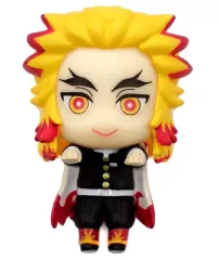 【中古】トレーディングフィギュア 煉獄杏寿郎(笑顔/口閉じ) 「鬼滅の刃 ちょこっとひっかけフィギュアぷち～煉獄さんがいっぱい～」 ナムコ限定