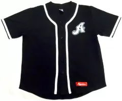 【中古】ポロシャツ・ワークシャツ(男性アイドル) [Alexandros] ベースボールシャツ ブラック Mサイズ 「Premium V.I.P. Party(2016)」