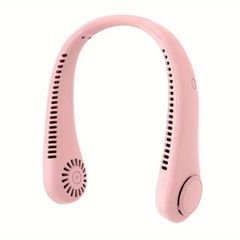 首に巻いて使える、USB充電可能なネッククーラー、静かなターボパーソナルエアクーラーで、360度回転可能、軽量で調節可能なネックレスファンは、屋内外で使用可能 首掛け扇風機