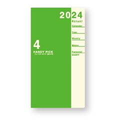 ダイゴー　2024-2025年４月始まり　Ｅ１１８２  グリーン  1週間＋横罫  ２４－２５　ＨＰダイアリー　スモール　１Ｗ＋横罫