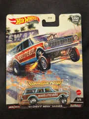 MATTEL HW CAR CULTURE HOTWHEELS '64 CHEVY NOVA GASSER 3/5