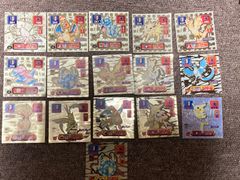 【希少】ポケモン　最強シール烈伝　リザードン  ミュウ　ピカチュウ  等　まとめ売り　計16枚　アマダ　初版
