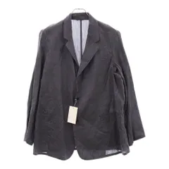 COMOLI (コモリ) 24SS 3B コットンシルク ジャケット ネイビー Z01-01024のサムネイル