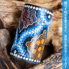 音の変化が楽しいドットペイント シェイカー｜バリ島の手作り民族楽器・ナチュラル素材のリズムパーカッション / シェイカー