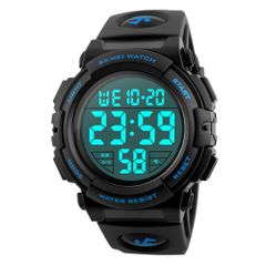 【人気商品】ストップウォッチ機能付き アラーム 防水時計 スポーツウォッチ watch 文字が大きくて見やすい led 防水腕時計 日本語説明書付き メンズ Timever（タイムエバー）デジタル腕時計