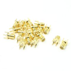 新品 uxcell RFコネクタアダプタ SMAメスストレート PCBマウント エンド打ち上げ 20個