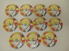 ブルーロック ブルロ 雷市陣吾 ホログラム 缶バッジ 11個セット まとめ売り 本体のみ 中古 [MB-4306]