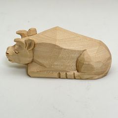 【商品番号MS-KBORI-ETO２】木彫り　干支シリーズ　丑　牛　高さ　４ｃｍ