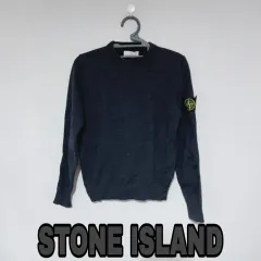 【即完Mサイズ❗️】STONE  ニットセーターネイビー　M 楽天市場】stone island（カラーネイビー）（ニット・セーター