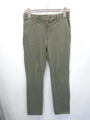 ◇ ⊇ A day in the life UNITED ARROWS アデイインザライフ 裏起毛 スキニー パンツ サイズS カーキ メンズ E  【1506250002072】