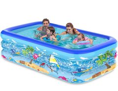 【大型ビニールプール 150×105×50cm】 家庭用・子供用にぴったり。ベランダや庭で手軽に水遊びができる人気プールです