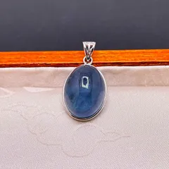 天然石★【ブルーアクアマリン】★925銀ペンダント 天然石  21.3*16.3*9.4mm  ZB9394