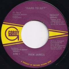 Rick James Hard To Get / My Love Gordy US 1634GF 207125 SOUL FUNK ソウル ファンク レコード 7インチ 45