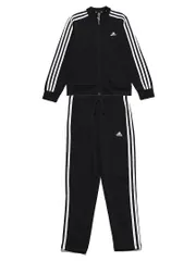 [アディダス] ジャージ上下セット キッズ エッセンシャルズ 3ストライプス トラックスーツ ECG94 Top : ブラック/ホワイト Bottom :  [Top : ブラック/ホワイト Bottom : ブラック/ホワイト (IC0112)] [160]