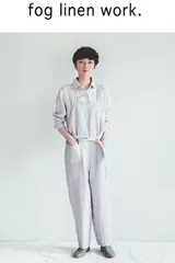 【fog linen work】リネンライトツイルサロペット オーバーオール 楽天市場】入荷 fog linen work フォグリネンワーク エイネ