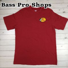 Bass Pro Shops バスプロショップス 古着 半袖Tシャツ レッド L 輸入古着