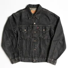 【美品/80s】 LEVI'S 【 70506-0259/先染め ブラック デニムジャケット 】40 リーバイス アメリカ製 80年代 25090751