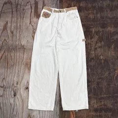 PIKO ピコ コットン ナイロン ワーク バギー パンツ ペインター カーゴ アイボリー ブラウン サーフ系 Y2K VINTAGE 古着 MH7のサムネイル