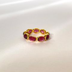 梶田久次郎商店 K18 刻印 ルビー リング レディース - メルカリ