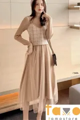 2024年ワンピース チュールスカート レディース 重ね着 新品 レディース 韓