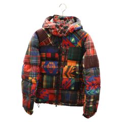 RALPH LAUREN (ラルフローレン) PATCHWORK DOWN JACKET パッチワーク柄 ダウンジャケット マルチ