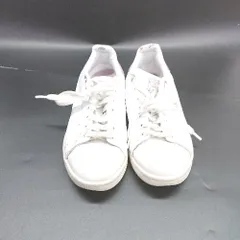 ◇ Θ adidas アディダス 運動 スニーカー シューズ サイズ23.5 ホワイト系 レディース E  【1505290003261】