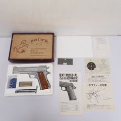 タナカ Colt Government M1911-A1 ステンレスモデル 45 cal コルトガバメント ガスガン