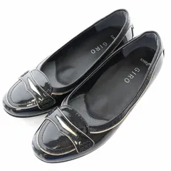 美品♡Pedala アシックス　黒 レザー ダブルバックル ローファー　23.5 PEDALA アシックス ペダラ asics pedala 1211A066 メンズ