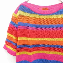 ウンガロ Ungaro トップス カットソー 半袖 鍵編み 892581iのサムネイル