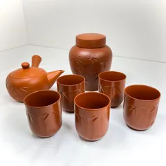 常滑焼 急須 茶壺 湯呑×5 セット　茶器セット　茶器揃