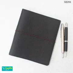 SB206 【受注制作】HB×WA5サイズ システム手帳  オールブラックのサムネイル