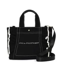 ジルスチュアート　JILL by JILLSTUART トートバッグ バッグ フリルトート　大容量　ブラック　ショルダーバッグ　2way
