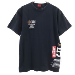 EMPORIO ARMANI - 古着 Emporio Armani エンポリオアルマーニ 90s イタリア製 オールド 半袖 ジップアップ メッシュ カットソー M ブラック レディース Emporio Armani エンポリオアルマーニ 90s イタリア製 オールド