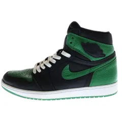 NIKE (ナイキ) AIR JORDAN 1 RETRO HIGH OG PINE GREEN エアジョーダン1 レトロ パイングリーン ローカットスニーカー ブラック/グリーン US10/28.0cm 555088-030