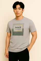 Tシャツ　hurley　グレー　Lサイズ ※Used