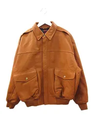 ウイルス&ガイガー Willis&Geiger 90s A-2 タイプ 本革 レザージャケット フライトジャケット キャメルブラウン Mのサムネイル