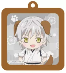【中古】キーホルダー・マスコット(キャラクター) 鶴丸国永 「続 刀剣乱舞-花丸- 続 刀犬乱舞-花丸-!? ラバーキーホルダーコレクション スクエア VOL.2」