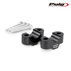Puig 21809N HANDLE UP RISERS [BLACK] UP20mm Φ22mm BMW F750GS(18-24) F800GS(24-) プーチ ハンドルアップライザー