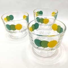 ※沖縄・離島は要相談　昭和レトロデザートグラス　新品 　未使用　メーカー不明　イタリア製