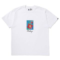 ☆新品未使用☆定価8,580円 　CHALLENGER　FLOWER TEE　チャレンジャー White  メンズ　ホワイト　レディース　おしゃれ　シンプル　ブランド　半袖シャツ　シャツ　服　ストリート　長瀬智也　芸能人　アイドル　ガレージ