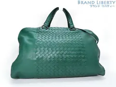 ボッテガ ヴェネタ BOTTEGA VENETA ボストンバッグ ダークネイビー