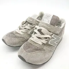 ◇ NEW BALANCE ニューバランス お散歩 お出かけ ソ－ルクッション スニ－カ－ サイズ18.5 グレ－系 レディース/メンズ E  【1311240000965】
