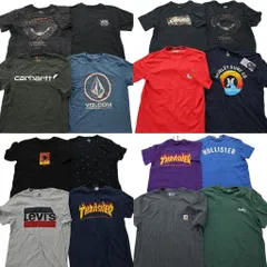 古着卸 まとめ売り ブランドMIX 半袖Tシャツ 16枚セット (メンズ S ) スラッシャー リーバイス ディッキーズ 中古 古着 NA0048